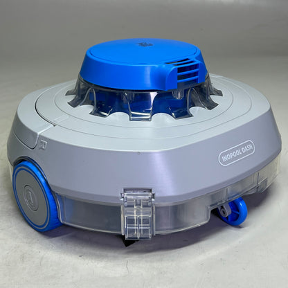 INOPOOL Rechargeable Cordless Robotic Cleaner 600 sq/ft, Grey & Blue DASH
