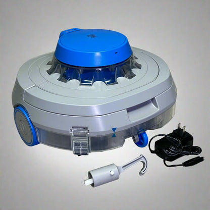 INOPOOL Rechargeable Cordless Robotic Cleaner 600 sq/ft, Grey & Blue DASH